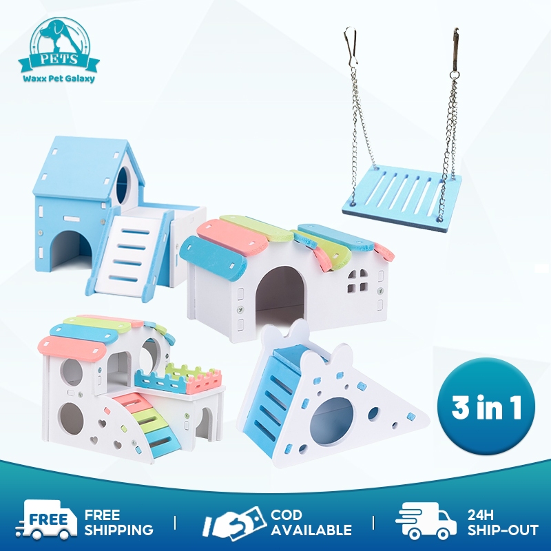 Curated visual reference: Team Hamster Castle Divider Cabins Reference: Hamster Castle Small Pet Sleeping House Hideout Cabin Hamster Toy