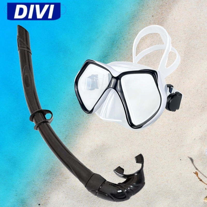 DIVI Snorkeling Set Snorkel Set for Adult Diving Mask with Snorkel Anti ...