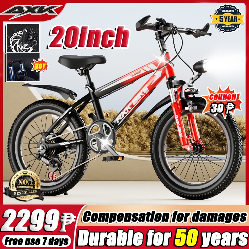 AXK Mountain Bike For Kids 20Inch latest Mountain 21speed Bikes With Disc  Brakes&Shock Absorber