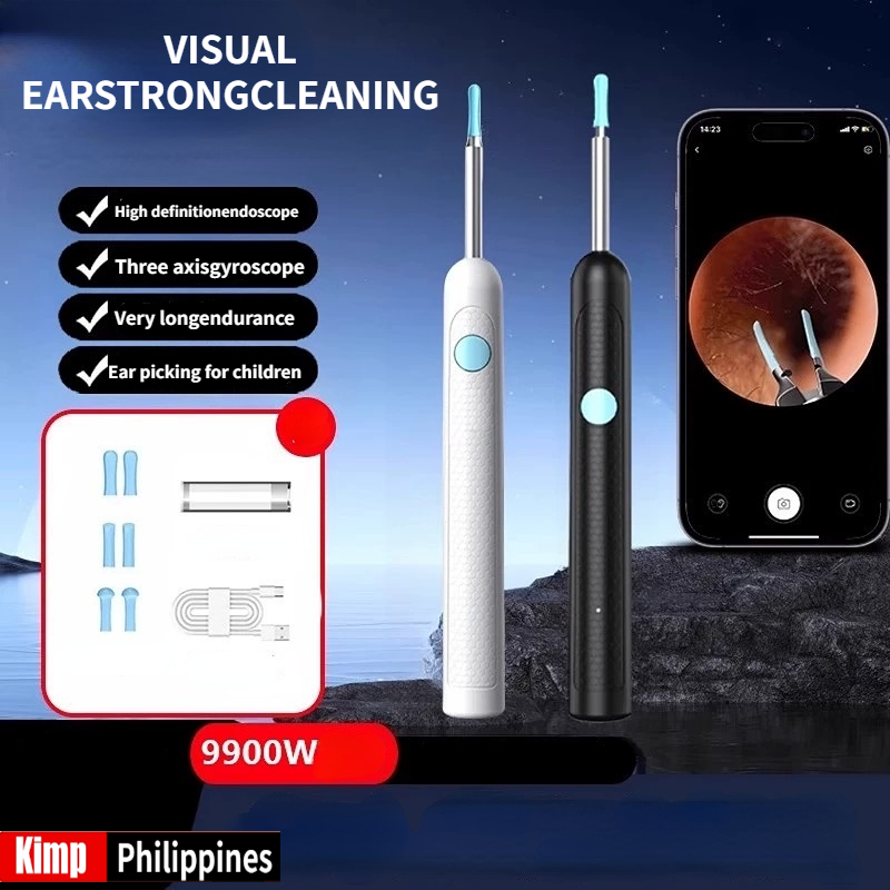 Wireless Smart Visual Ear Cleaner Otoscope Ear Wax Removal Tool with ...