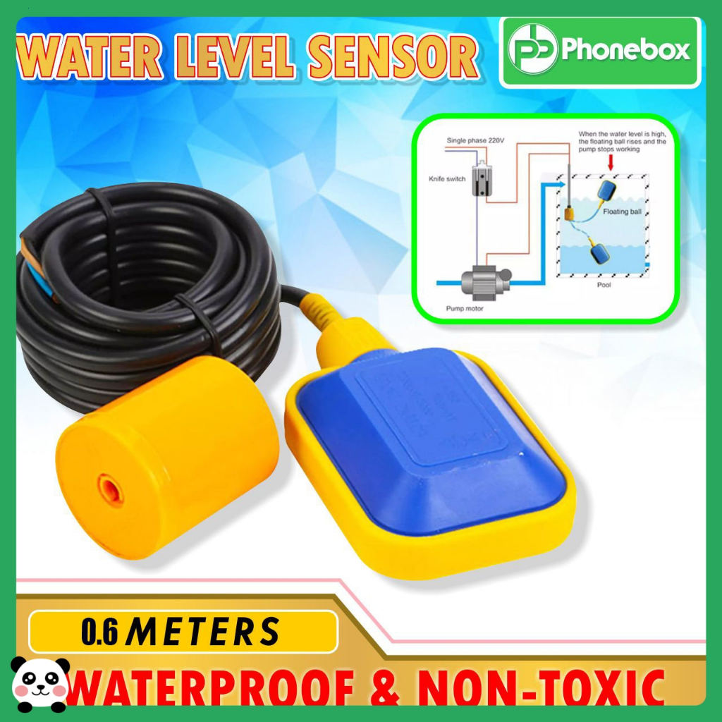 0.6/2/4/6M Cable Type Float Switch Liquid Fluid Water Level Controller ...