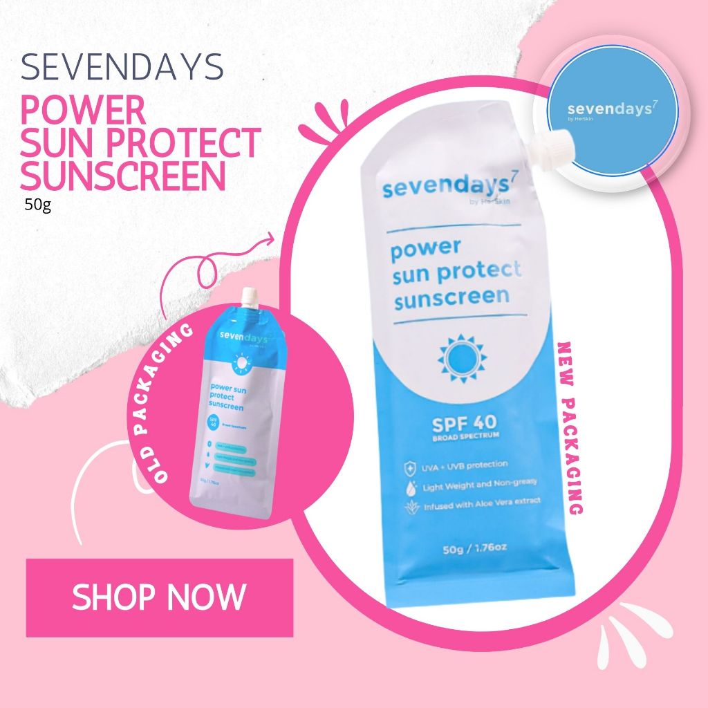 SEVENDAYS Power Sun Protect Sunscreen 50g | Sevendays by Kat Melendez ...