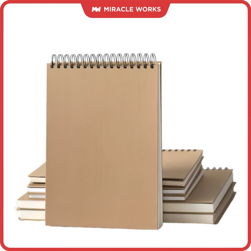 MW Sketchbook Double Spring Notebook Sesthetic Art School Supplies ...
