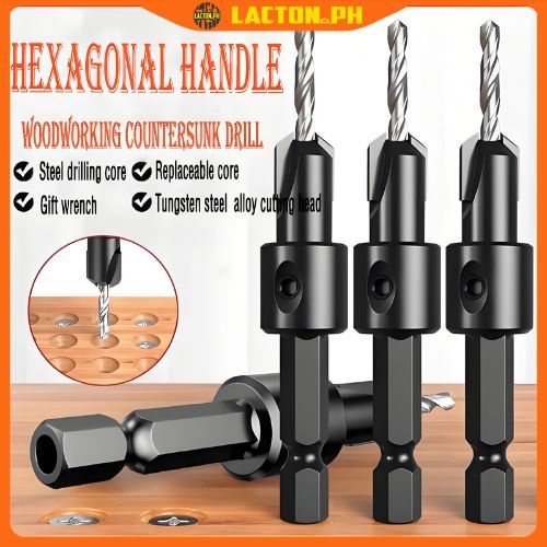 Hss Drill Bit Set Countersink Wood Drill Bit Cordless Step Drill Bits ...