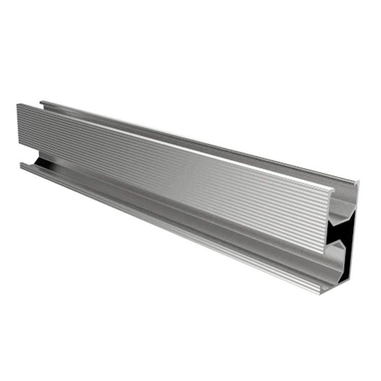 PV Aluminum Railings Roof Solar Panel Mounting Rail 2.2 Meter 1 Length ...
