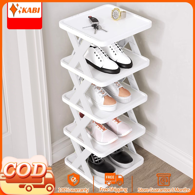 Kabi Foldable Shoe Rack Stackable For Dormitory Household Thickening ...
