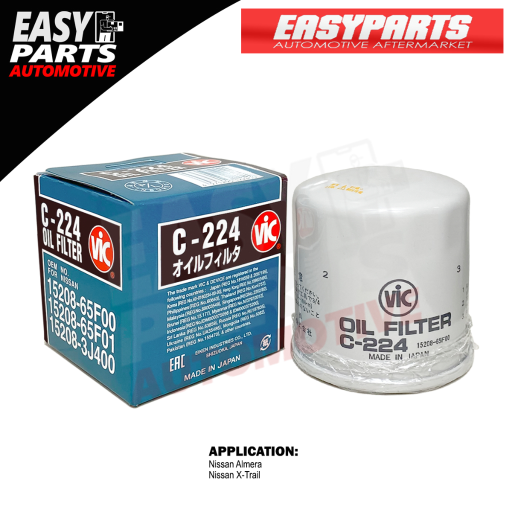 VIC Oil filter C-224 | Shopee Philippines