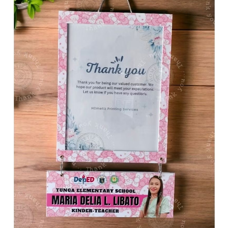 COSTUMIZED CLASSROOM PROGRAM INSERT HOLDER/INSERTED TYPE | Shopee ...