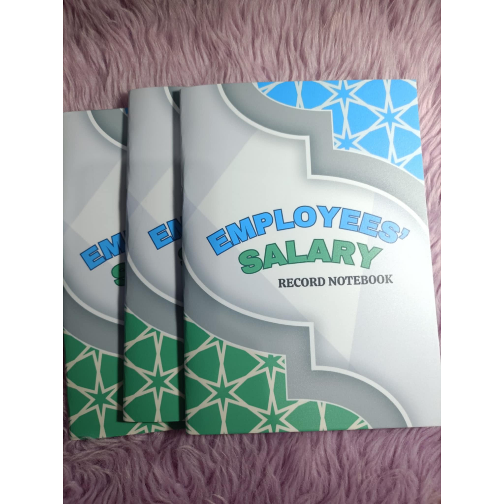 EMPLOYEES SALARY NOTEBOOK A5 SIZE | Shopee Philippines
