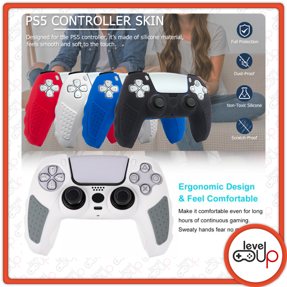 PlayStation PS 5 PS5 DS5 Controller Premium Anti Slip Skid Proof ...