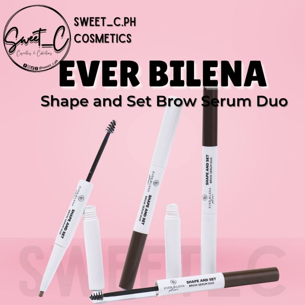Ever Bilena EB Plus Shape & Set Brow Serum Duo | Shopee Philippines