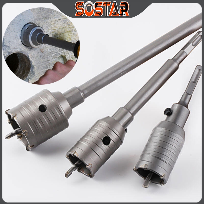 Concrete Hole Saw Electric Hollow Core Drill Bit Shank Core Drill Bit ...