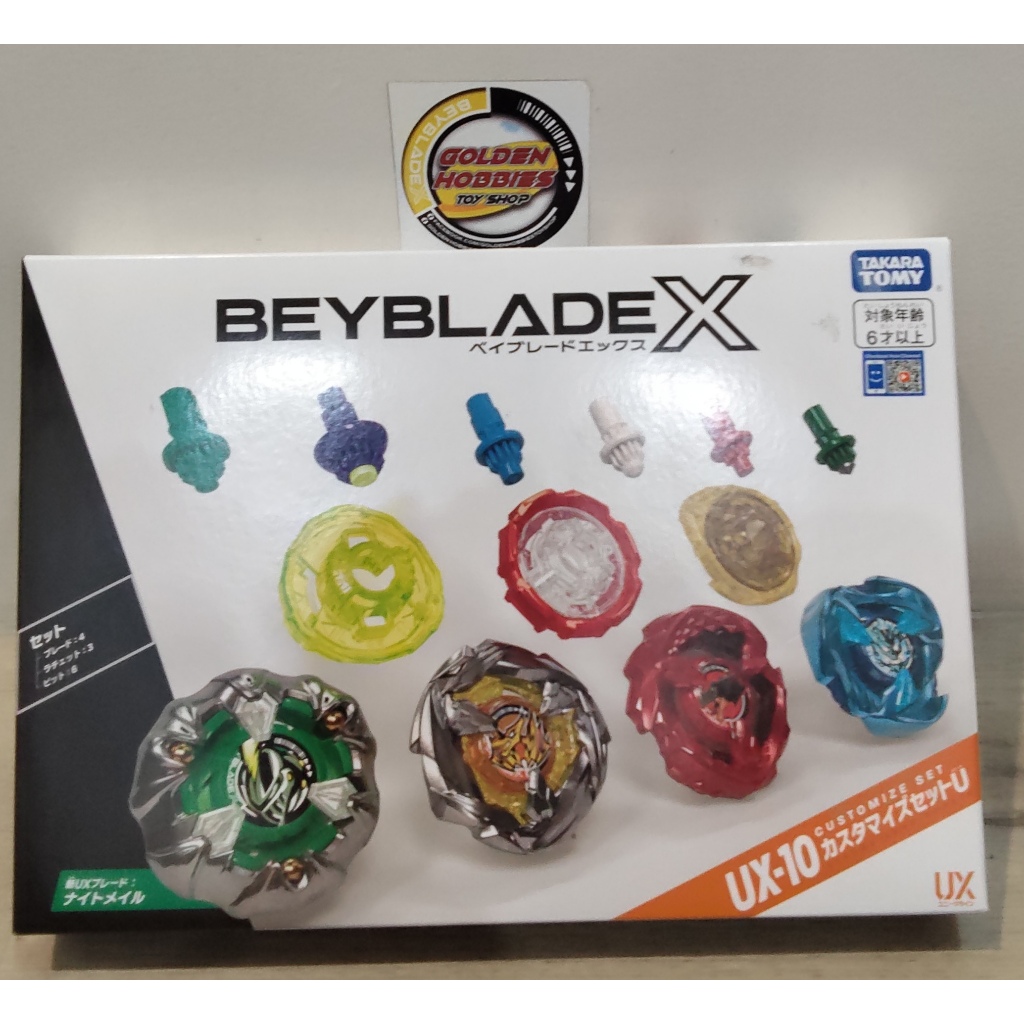 Authentic Takara Tomy Beyblade X BANKEE Ux-10 Customised Set | Shopee ...