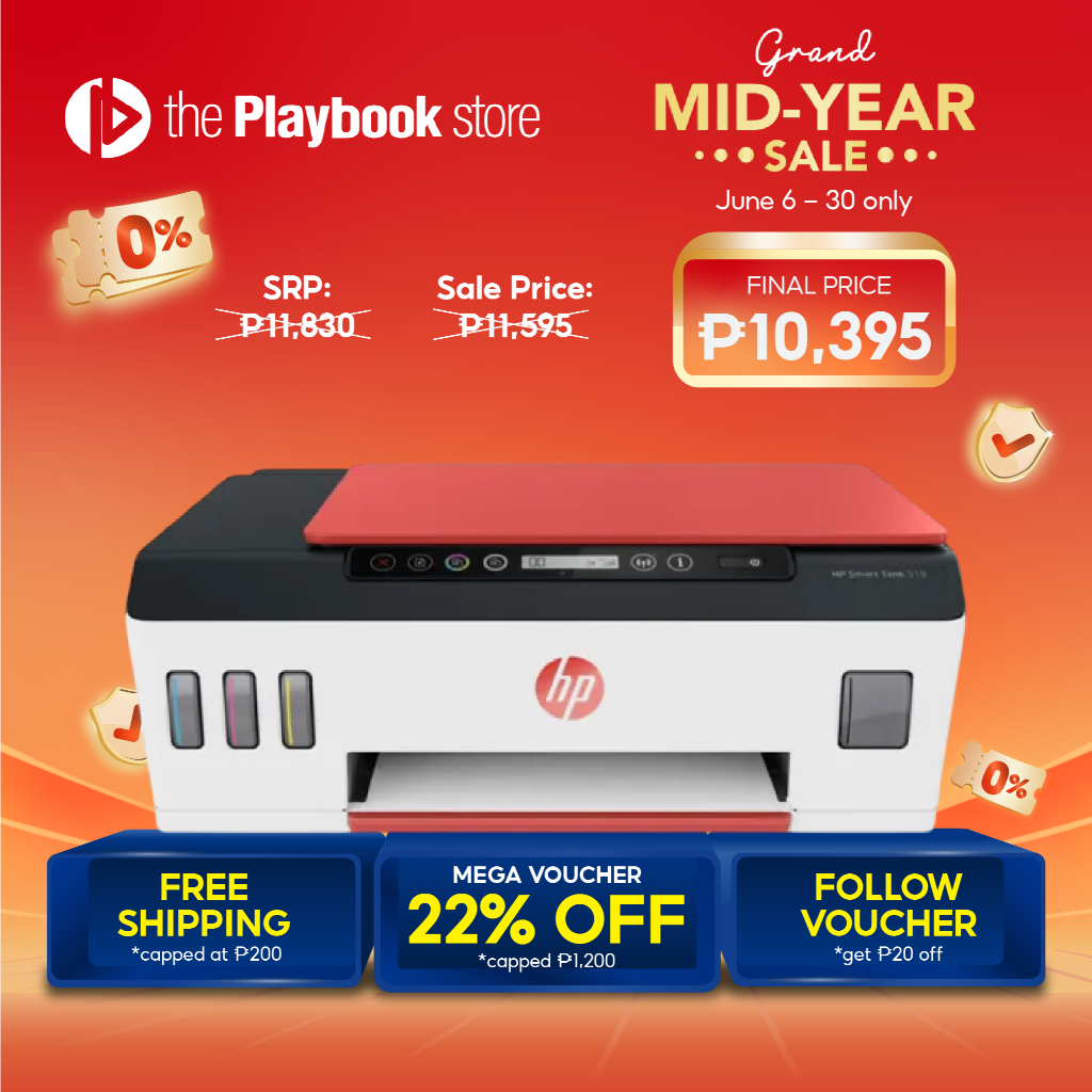 HP 519 Smart Tank Wireless All-in-One Printer (3YW73A) | Shopee Philippines