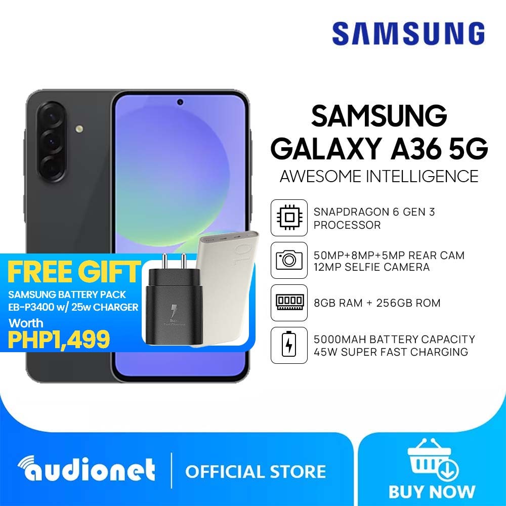 Samsung Galaxy A36 5G Smartphone | 8GB+256GB | Snapdragon 6 Gen 3 ...