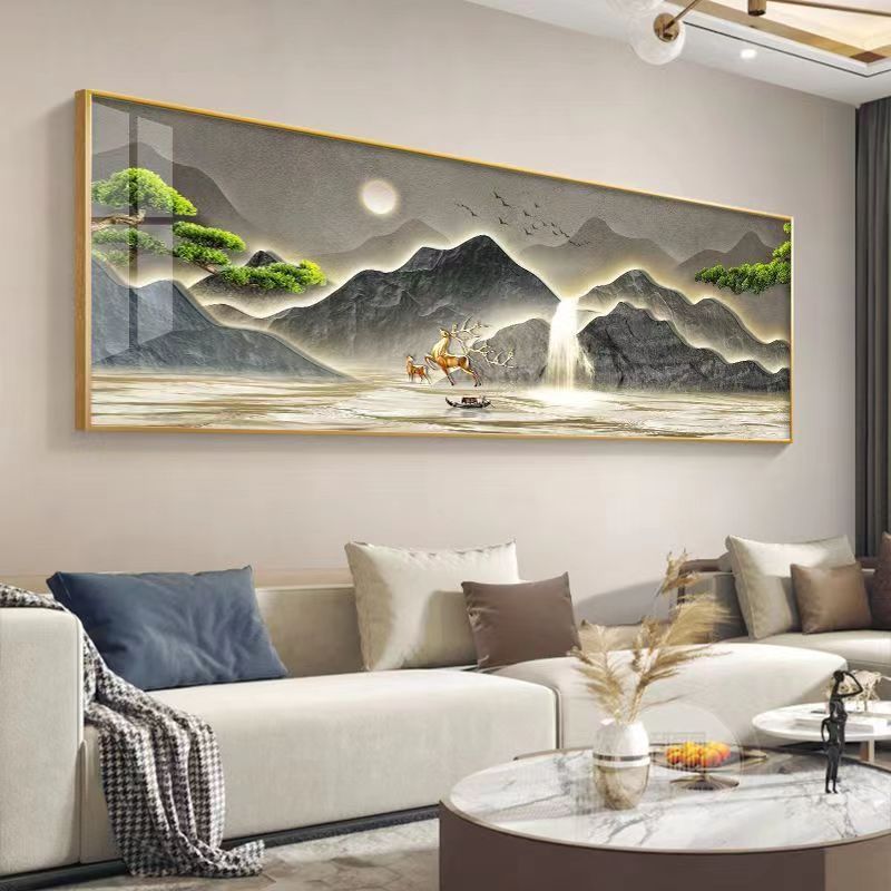 Nordic New Styles Horizontal Mural Landscape Painting Home Decoration ...