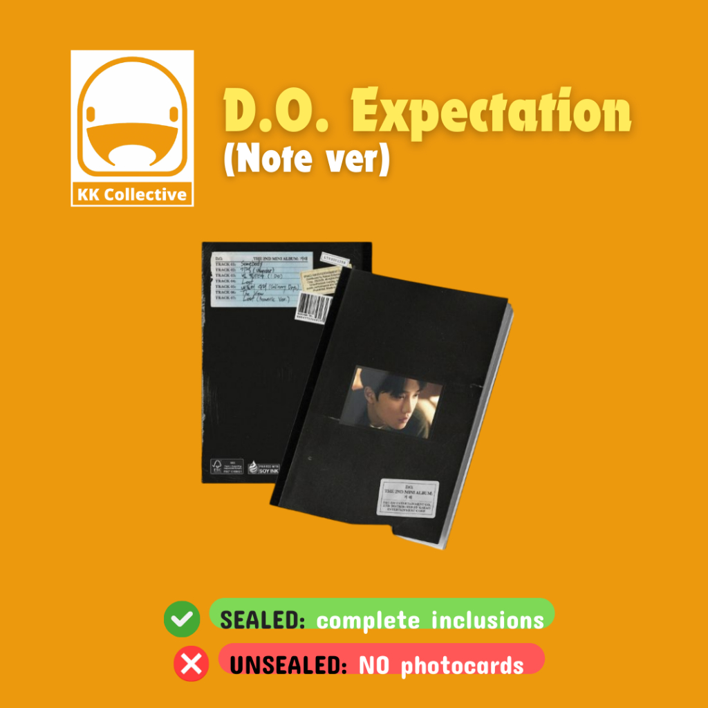 D.O. Expectation (Note ver) | Shopee Philippines