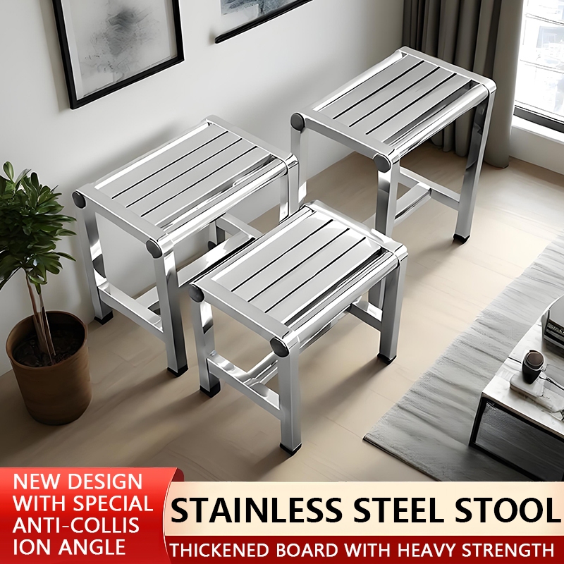 304 high-quality pure stainless steel multifunctional stool for ...