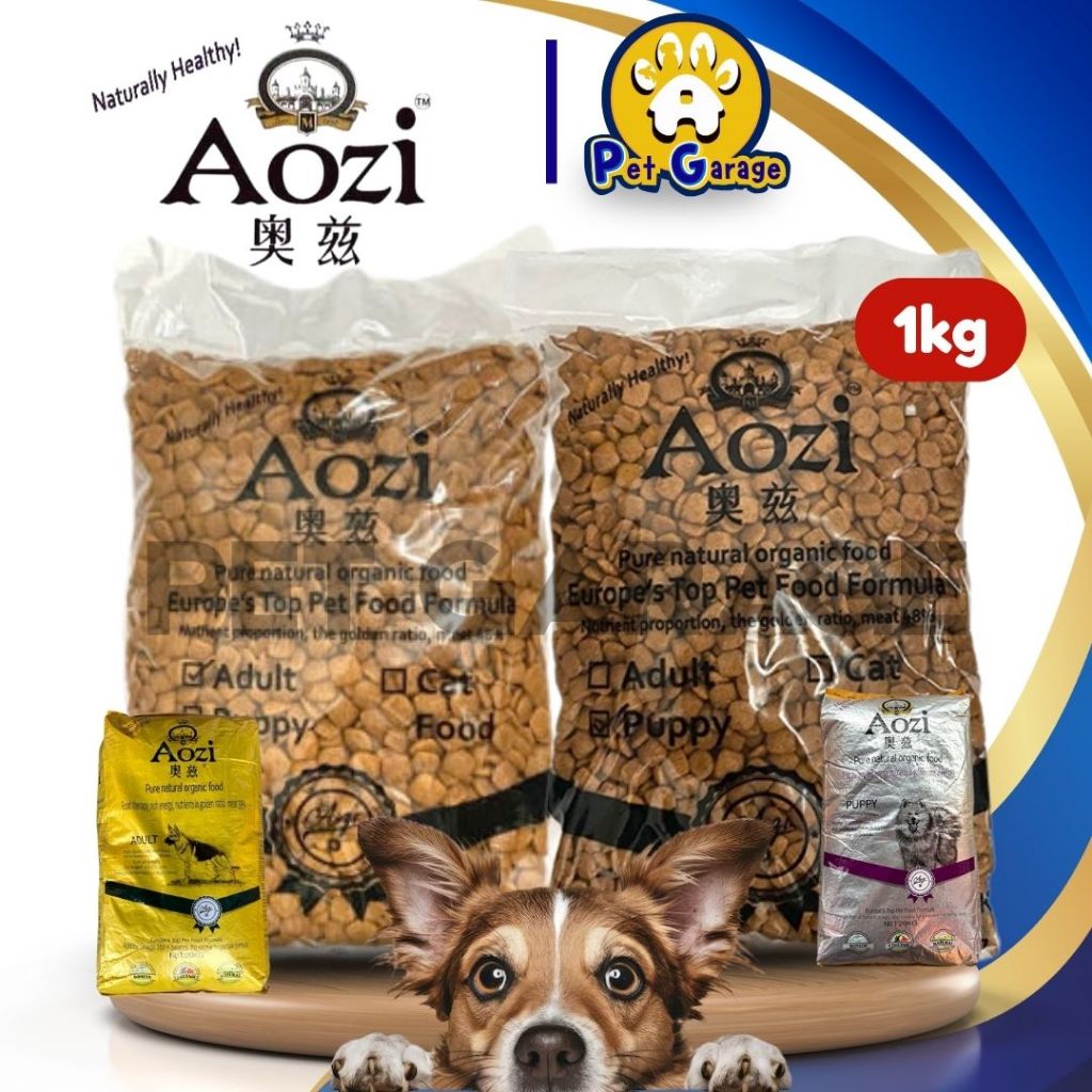 1kg Aozi Organic Dog Dry Food Aozi Lamb Apple All Stages Adult