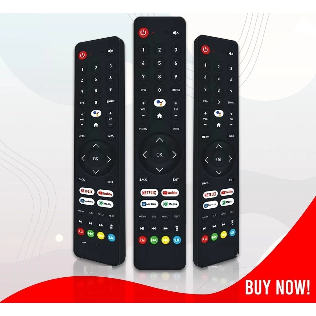LMJ Replacement Remote Control for ACE Brand LED & Smart TV for 43 to ...