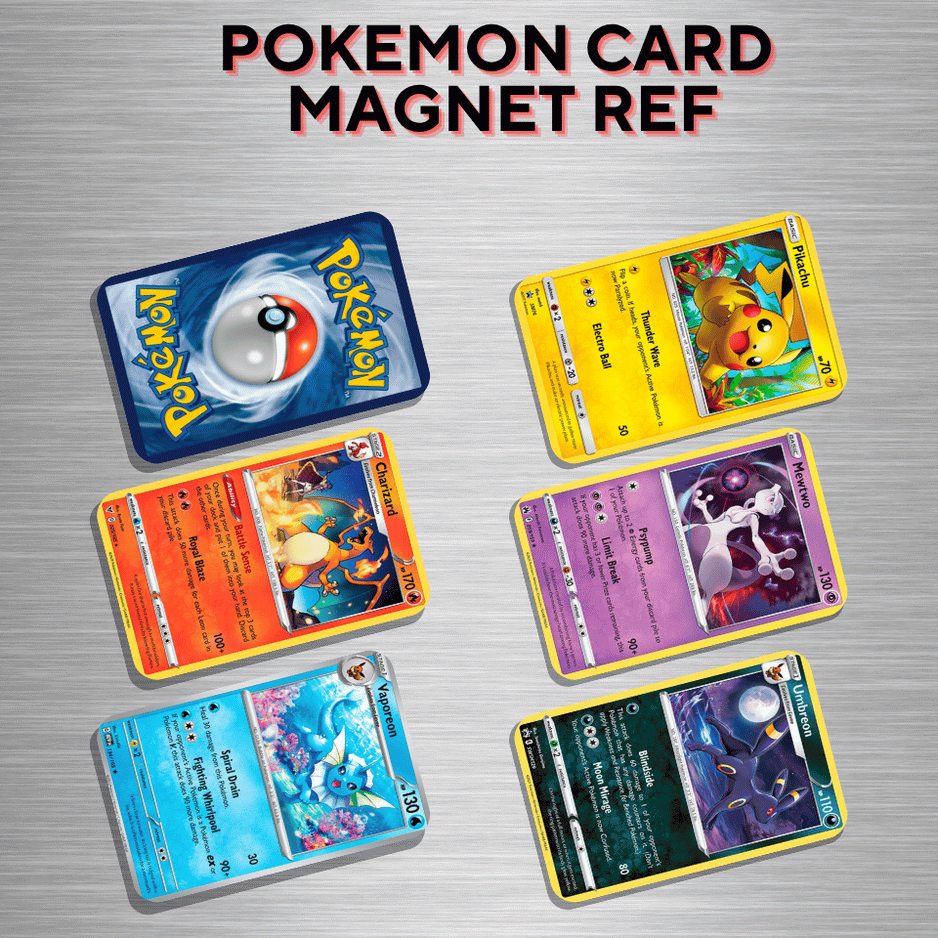 POKEMON CARD MAGNET REF | Shopee Philippines
