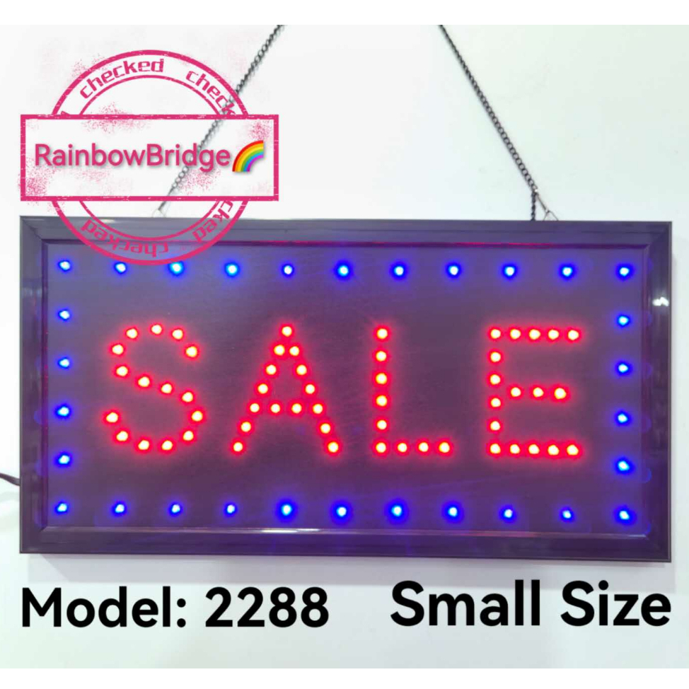 SALE - RAINBOW BRIDGE LED SIGNAGE (New-Small) #SIZE: W48cm #2281 ...