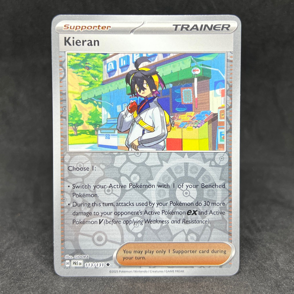 Pokemon TCG Kieran 113/131 2025 Scarlet & Violet Prismatic Evolutions |  Shopee Philippines