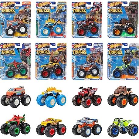 Monster Truck, 1:64 Assortment, Mini Cars Set A - Sealed Unopened ...