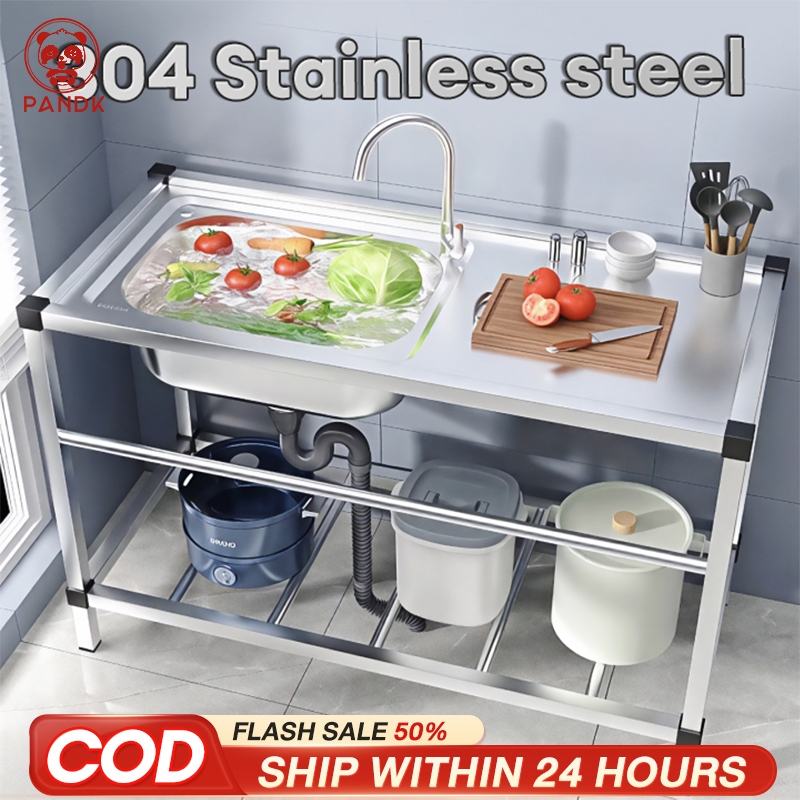Stainless Steel Sink Rack Kitchen Storage Rack Kitchen Dish Basin ...