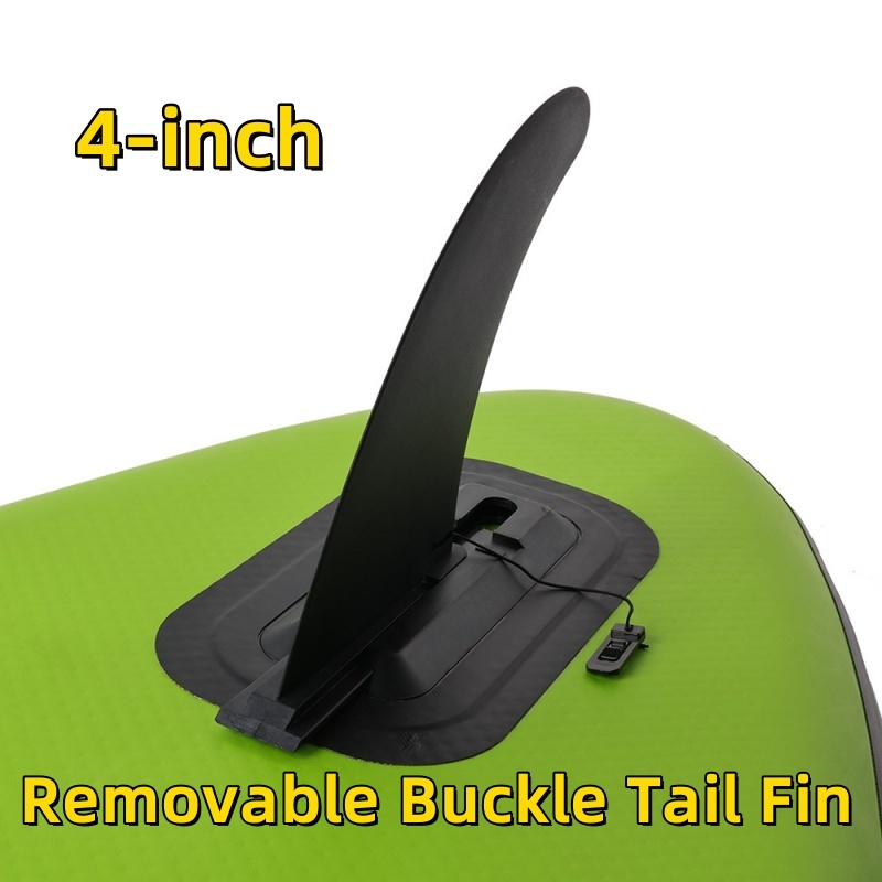 Iplusmile SUP Flossen Set 4-teilig - Nylon Snap-in Finnen Für Aufblasbare Paddleboards