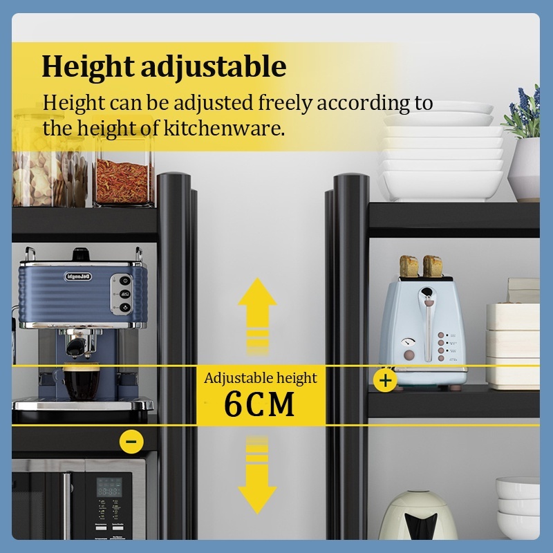 2/3 Layer Stainless Steel Kitchen Shelf Goods Shelves Rice Cooker ...