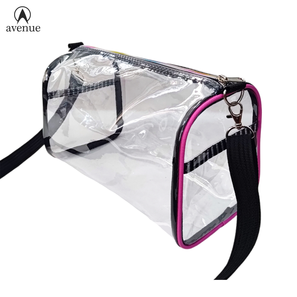 Avenue 302 Transparent PVC Clear Sling Bag Shoulder Bag Thick Plastic Bag Direct Supplier Shopee Philippines