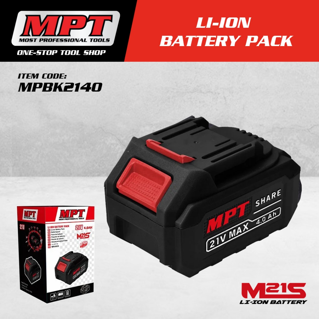 MPT 21V Battery Pack (4.0AH) For Cordless | Shopee Philippines