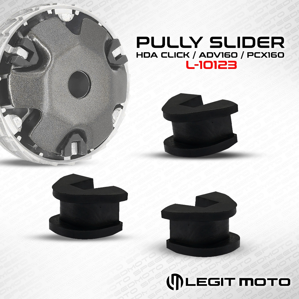LEGITMOTO CLICK V1 V2 V3 / ADV 160 / PCX 160 PULLEY SLIDER SET 3PCS L ...