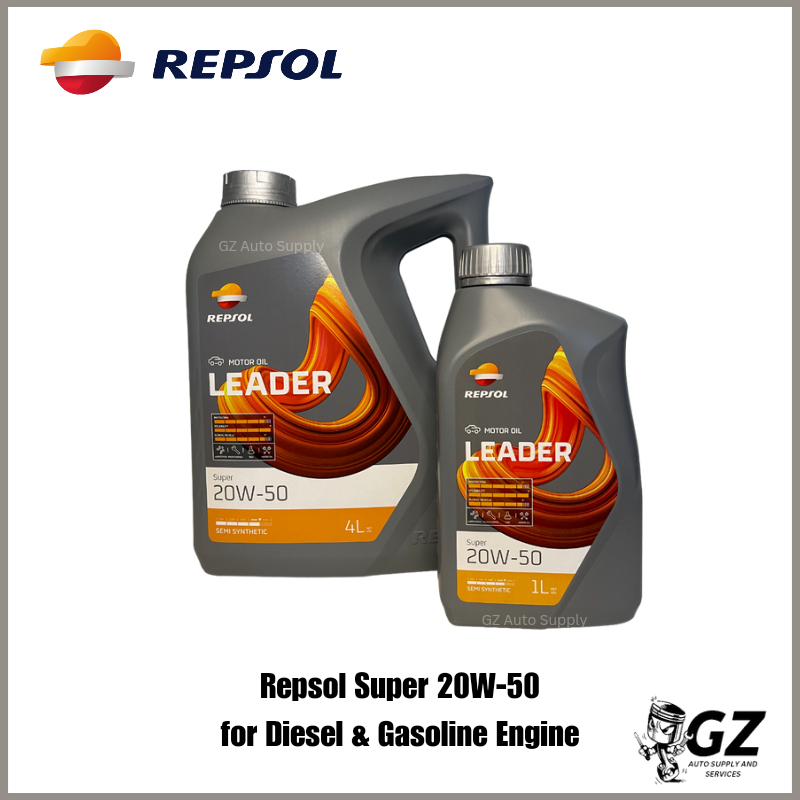 Repsol Leader Super 20W-50 for Gasoline & Diesel Engine | Semi ...
