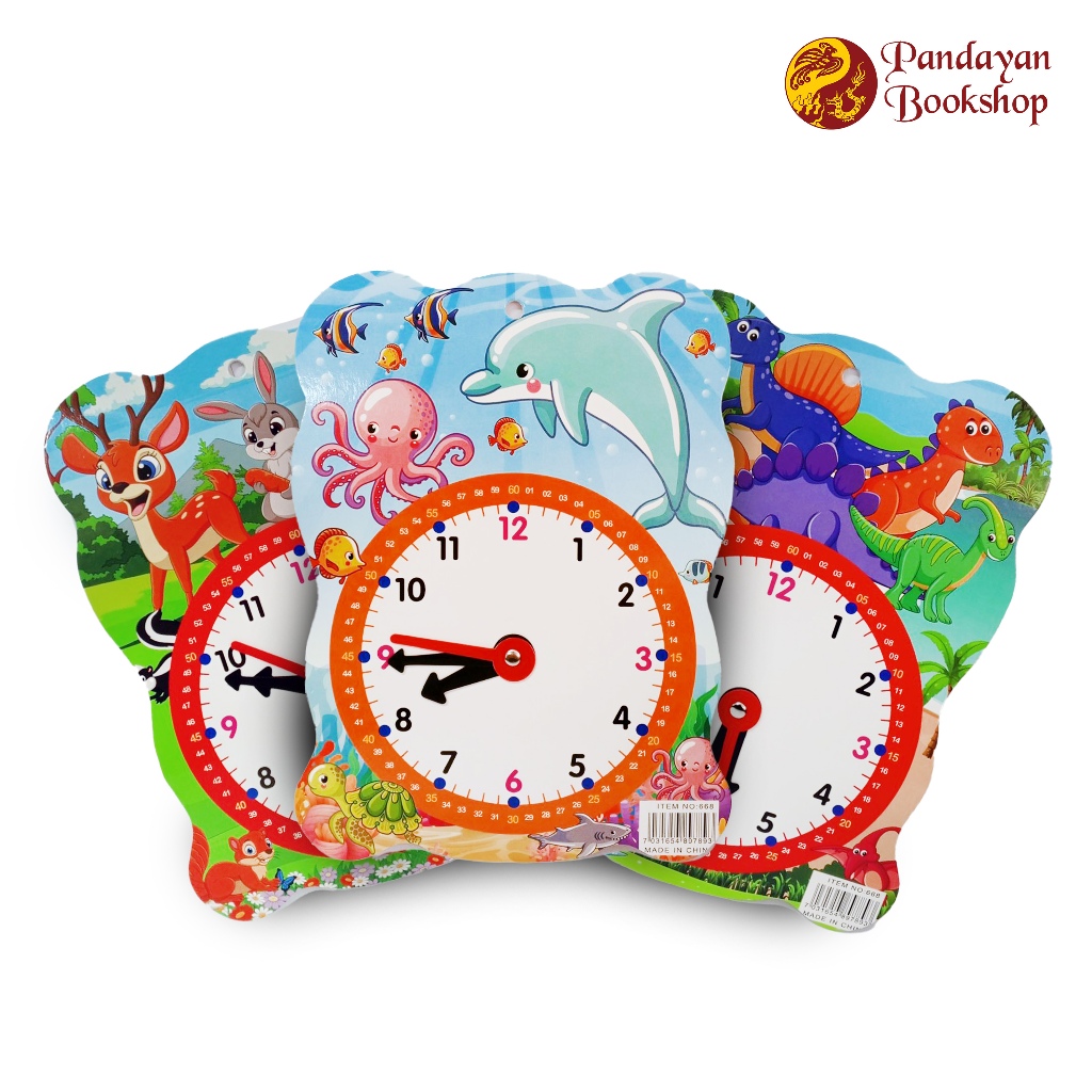 Educational Cardboard Clock | Shopee Philippines
