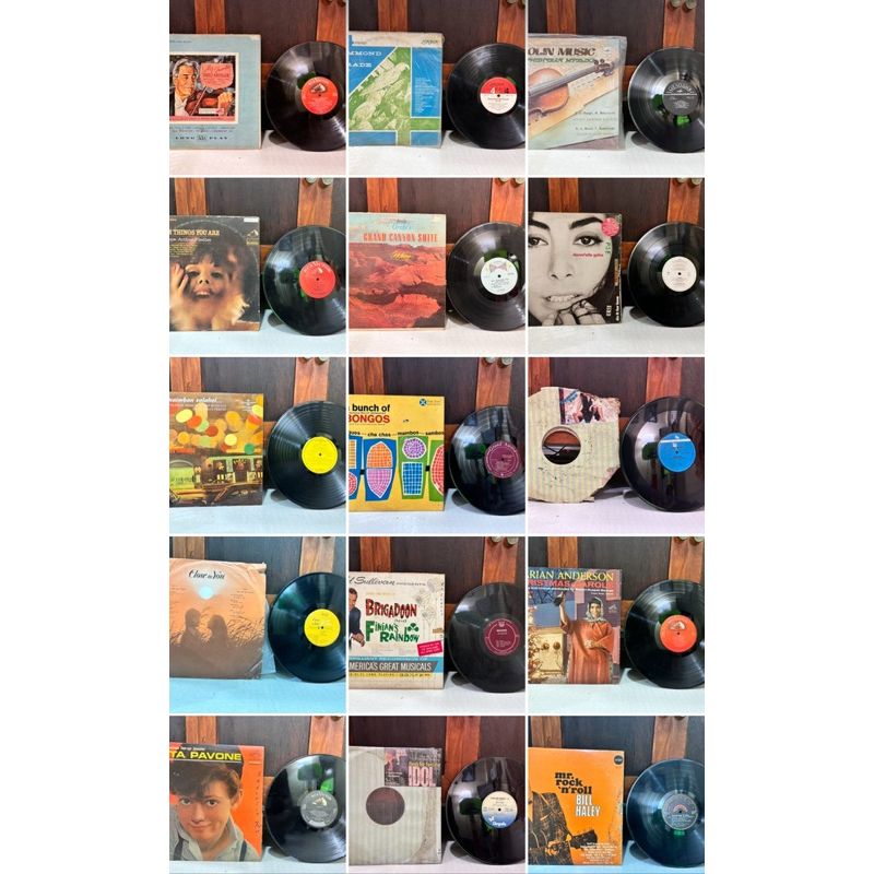 Vintage LP Long Playing Vinyl Records Various Artist Box 19 Shopee