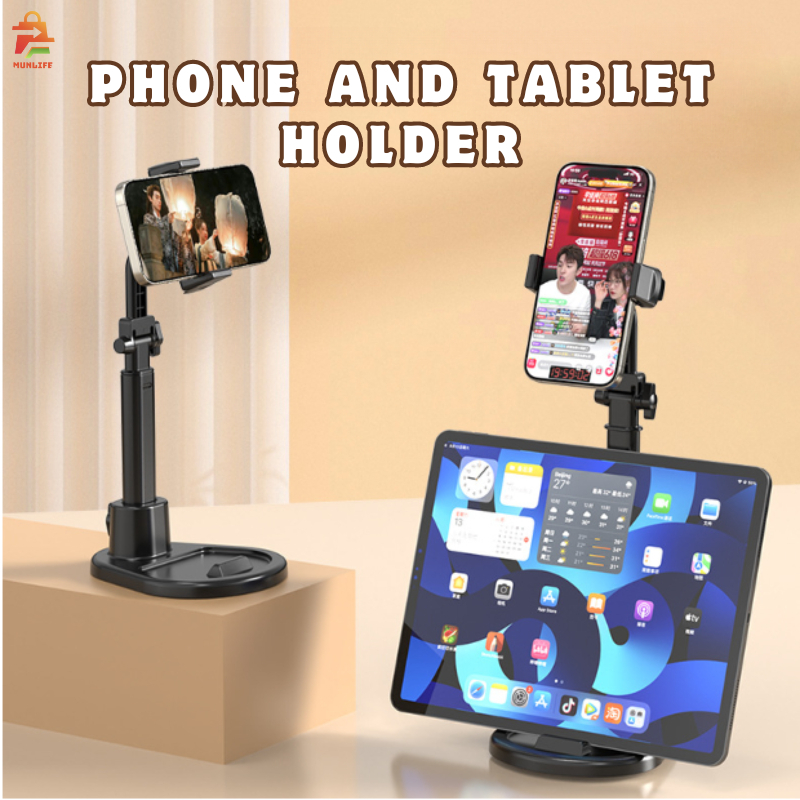 Mobile Phone Stand Holder for Desktop Overhead Shooting Video Call Live ...
