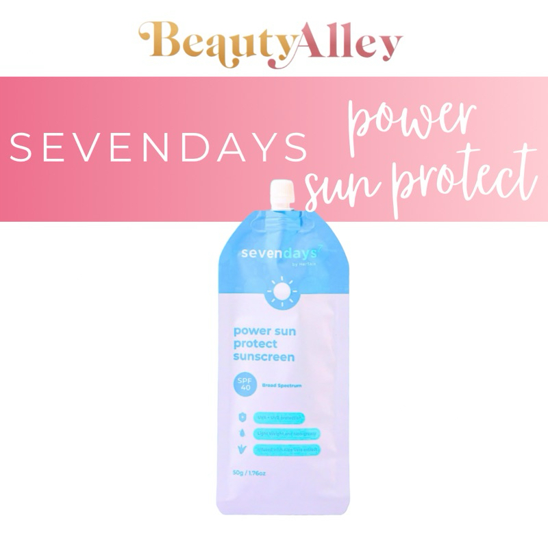 Sevendays Power Sun Protect Sunscreen 50g by HerSkin | Shopee Philippines