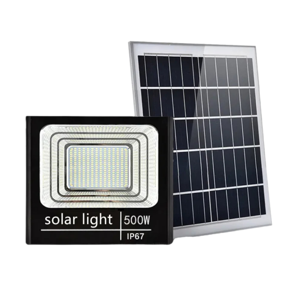 Solar Light LED 1000W Outdoor Solar Sensor Flood Lamp Waterproof Street ...