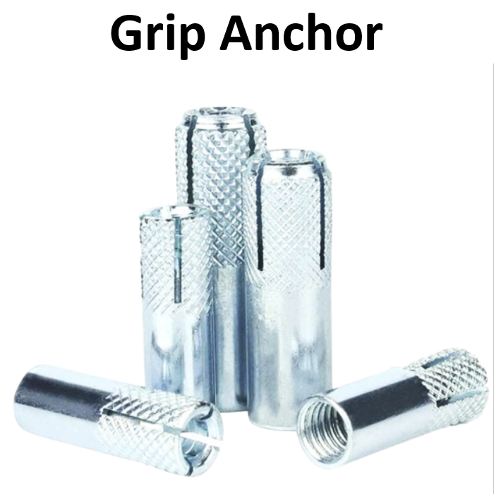 M8-M12 Grip Anchor with Knurled Drop in Anchor for Construction ...