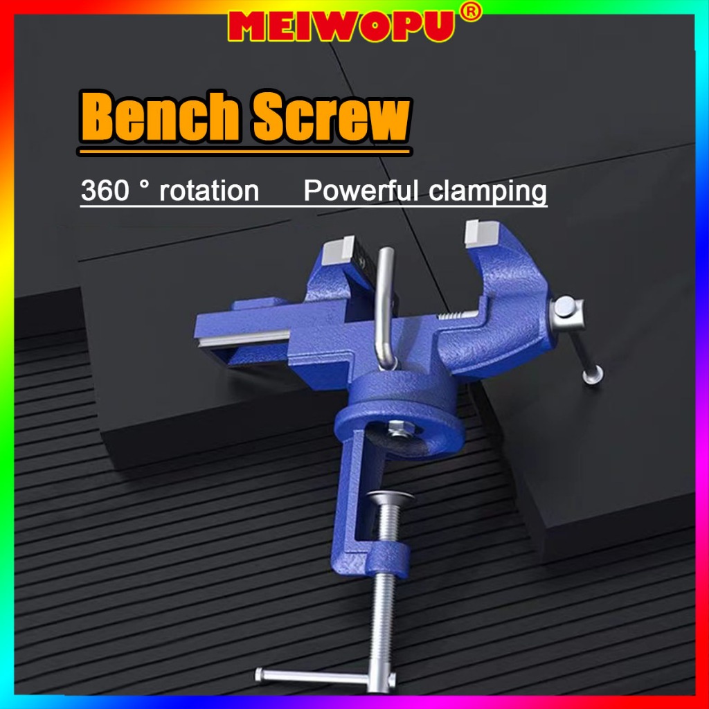 360° Heavy-Duty Multifunctional Bench Vise Household Workbench Flat ...