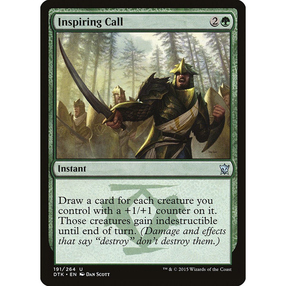 Inspiring Call - Magic the Gathering Trading Card | Shopee Philippines