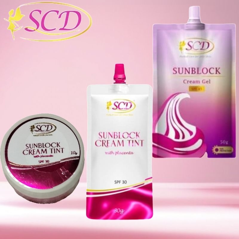 SCD Sunblock Cream Tint with Placenta, Sunscreen | Shopee Philippines