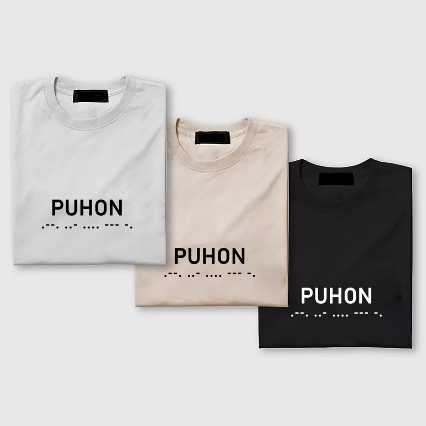 Puhon Code Cotton tshirt unisex for men and women | Shopee Philippines