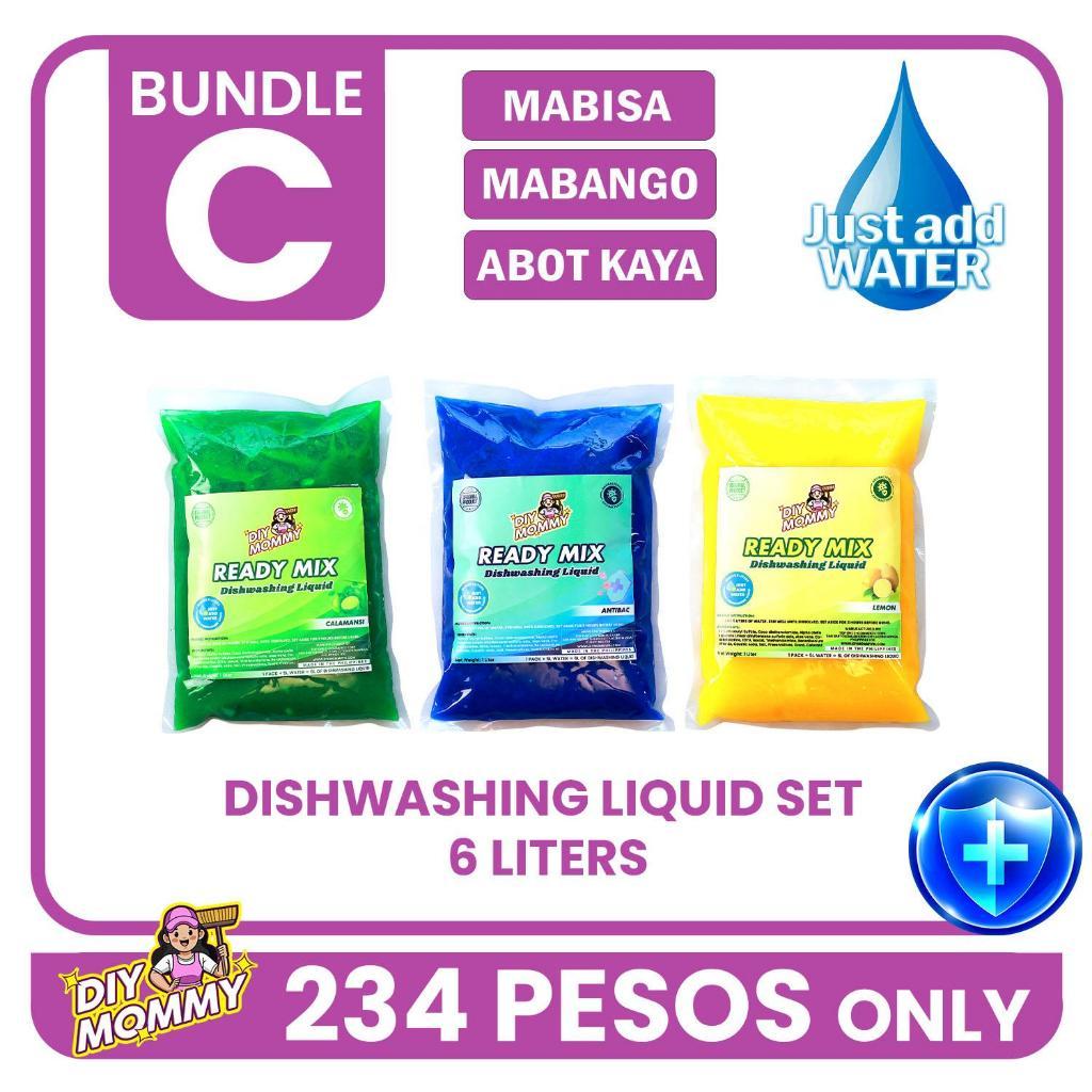 BUNDLE C All Variant Dishwashing Liquid 6L (Calamansi, Antibac, Lemon
