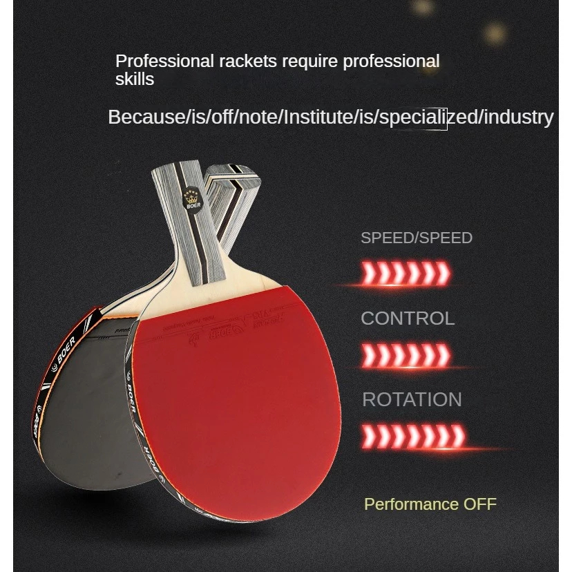 Original Boer ITTF Professional Star Ping Pong Racket Carbon Table ...