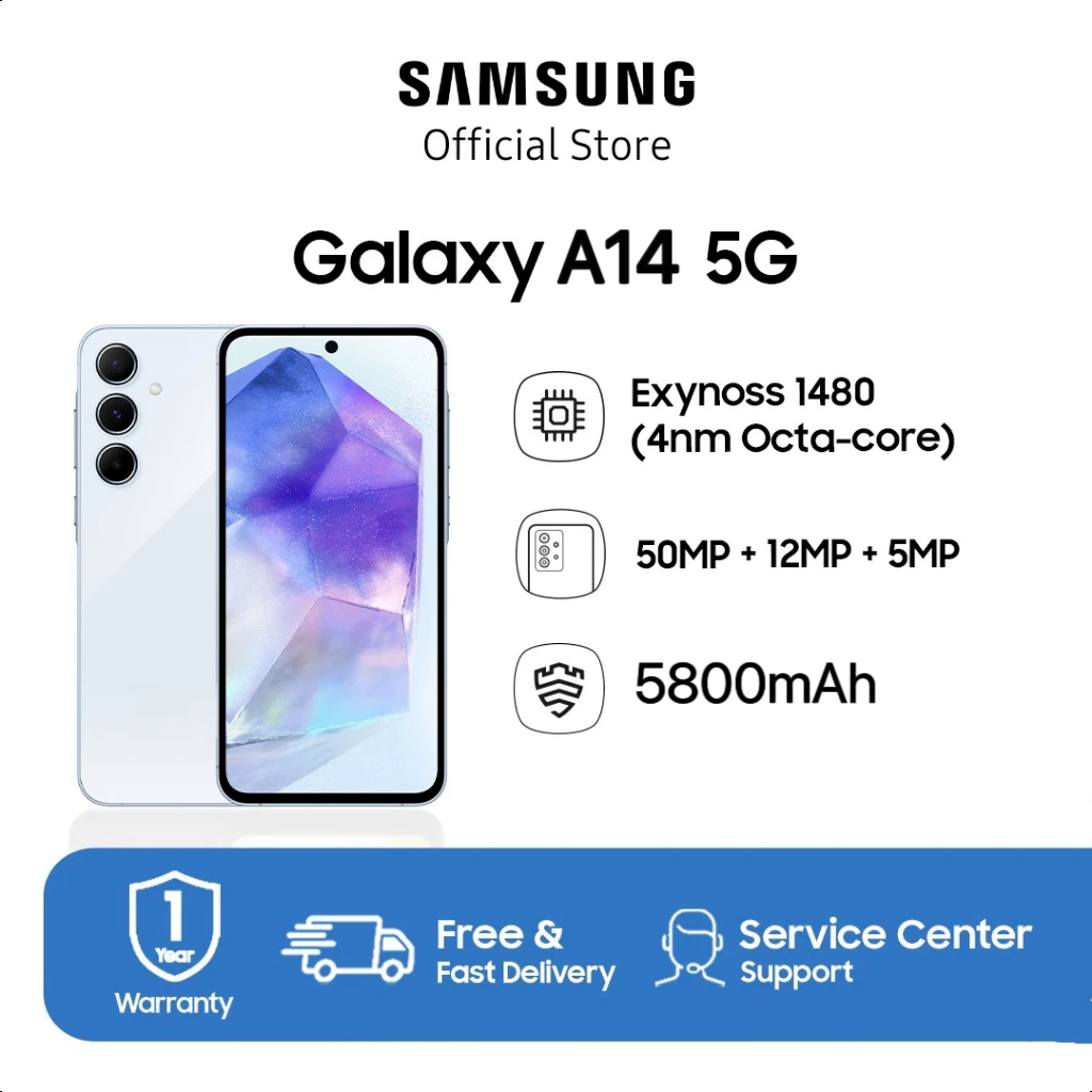 Samsung A14 CellPhone 2024 Brand New Original phone 12GB+512GB 1Year