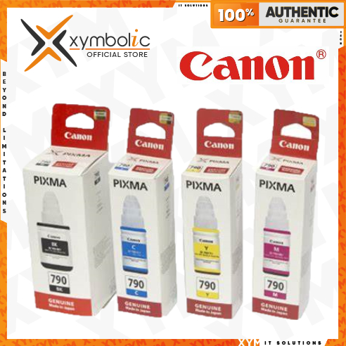 Canon Pixma GI-790 CMYK Genuine Ink Bottles | Shopee Philippines