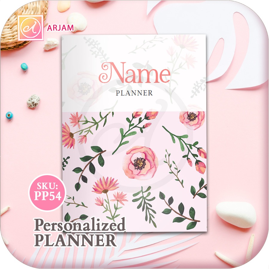 PP54 Personalized Monthly Planner | 36 Pages | Name/Logo on the Cover ...